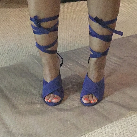 Charles David Blue Sandal - Picture 5 of 6